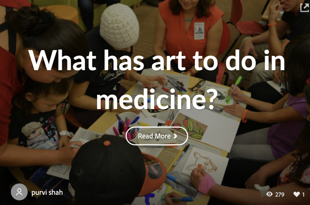 What has art to do in Medicine?